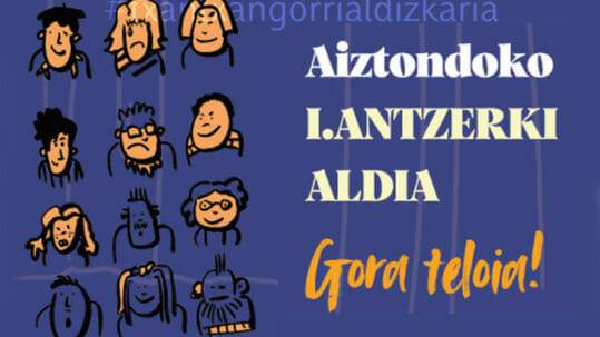 Antzerkialdia, la I Jornada de teatro de Aiztondo