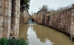 Un canal de agua en Gipuzkoa. Yoseba Alonso