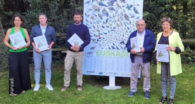 Presentacion del Atlas de Aves nidificantes de Euskadi. Fotografía: Aranzadi