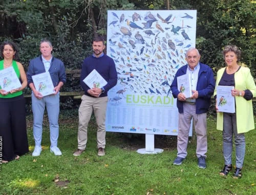 Presentacion del Atlas de Aves nidificantes de Euskadi. Fotografía: Aranzadi
