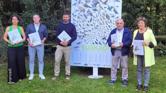 Presentacion del Atlas de Aves nidificantes de Euskadi. Fotografía: Aranzadi