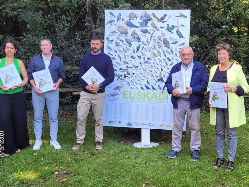 Presentacion del Atlas de Aves nidificantes de Euskadi. Fotografía: Aranzadi