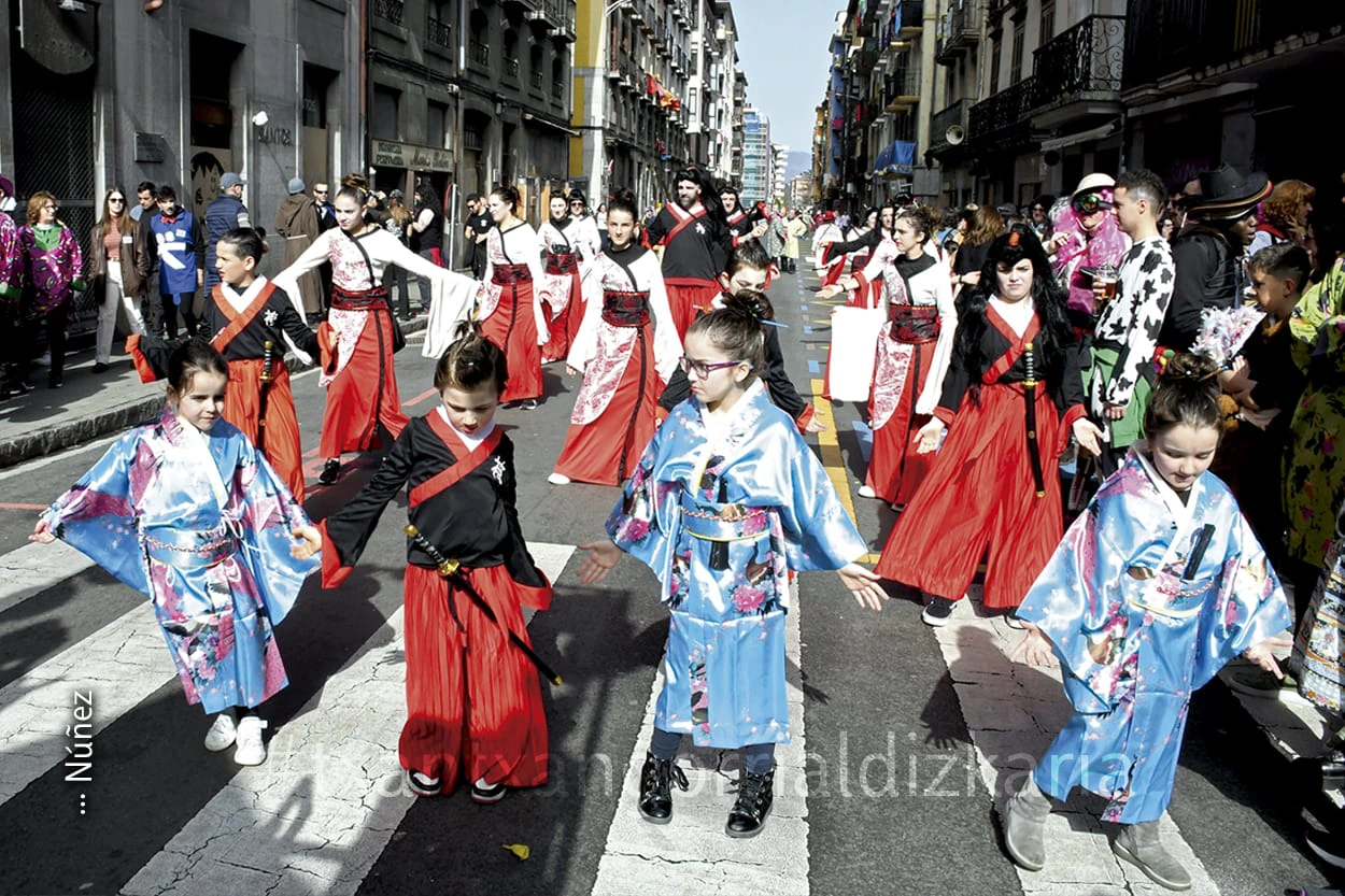 La carroza Oriako Piratak. Núñez