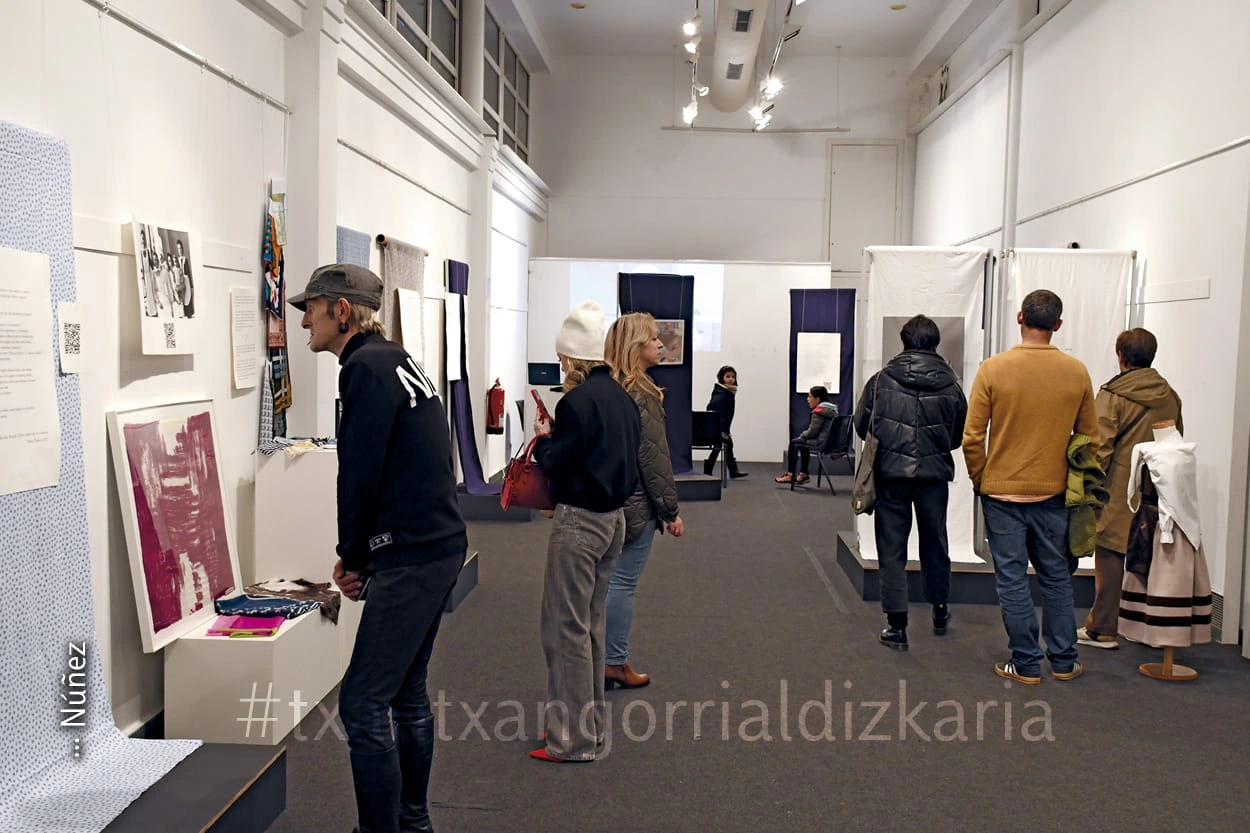 Una imagen de la exposición Mujeres del Algodon que recoge la historia de las mujeres de las algodoneras. Núñez