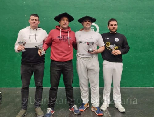 Beotibar campeon del campeonato de Gipuzkoa de pelota goma.