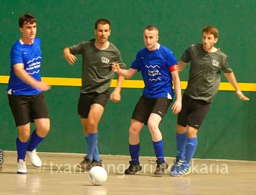 Gipuzkoako Herri txikien arteko areto futbol txapelketako finala. Final del Campeonato de Gipuzkoa de Futbol sala entre pueblos pequeños.