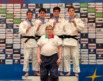 Asier eta Joseba Reguillaga Las Vegasen, Etxarri eta Saralegirekin. Reguillaga