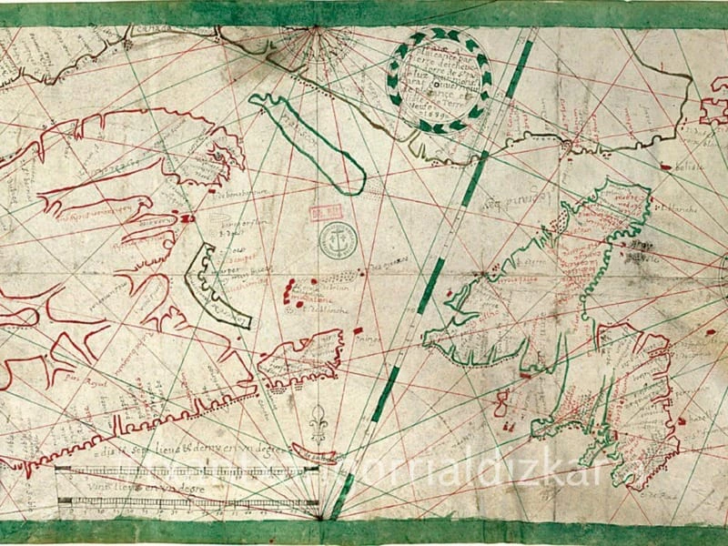 Detcheverry-ren Ternuako mapa. BnF