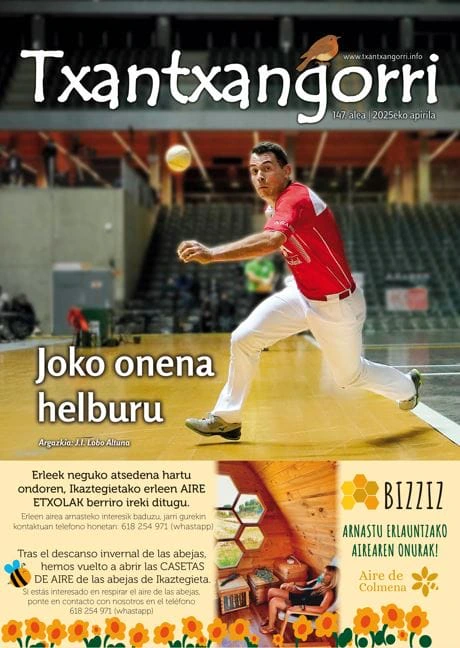 Txantxangorri 147 alea | Portada Txantxangorri ejemplar 147