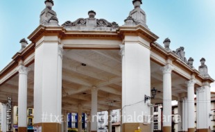 La cubierta de la Plaza Mayor de Ordizia. Foto: L.M. Núñez