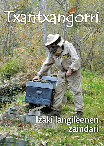 Txantxangorri 155. alea | Portada de Txantxangorri ejemplar 155