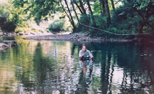 pescando a látigo en el Araxes