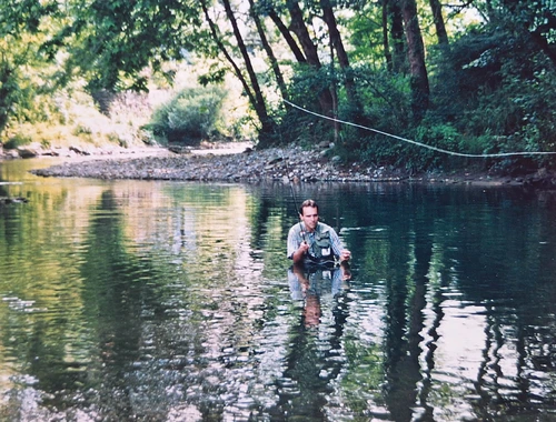 pescando a látigo en el Araxes