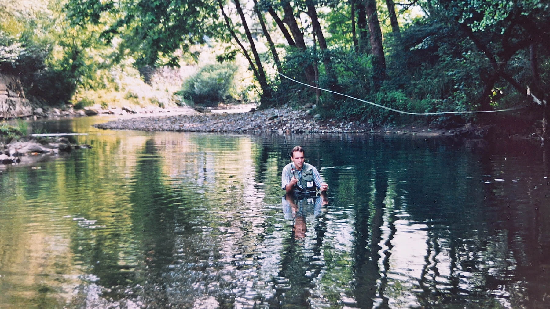 pescando a látigo en el Araxes